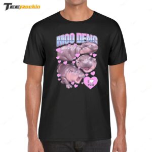 Moo Deng I Love You Shirt