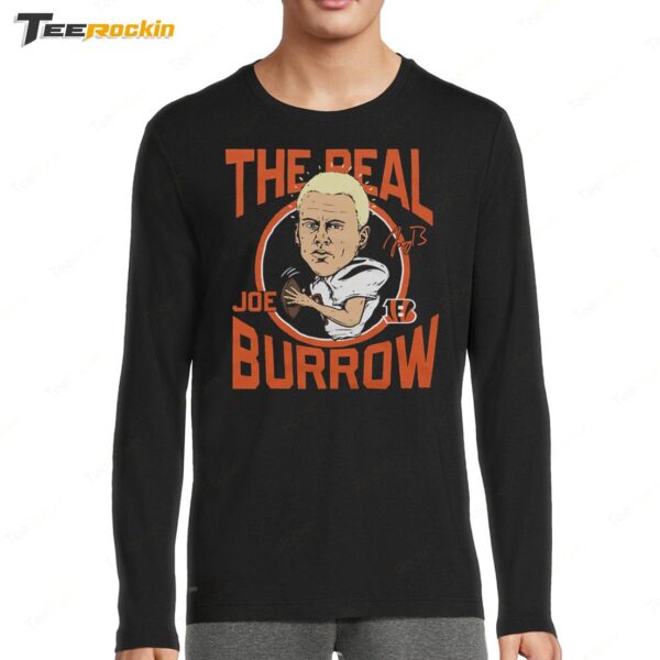 Bengals The Real Joe Burrow Signature Long Sleeve Shirt