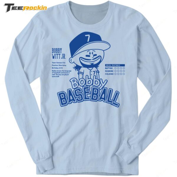 Bobby Witt Jr. Bobby Baseball Long Sleeve Shirt