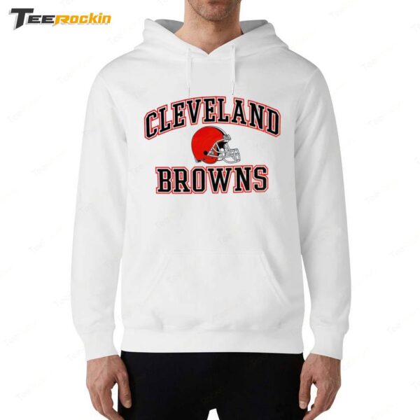 Cleveland Browns White Helmet Hoodie