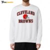 Cleveland Browns White Helmet Sweatshirt