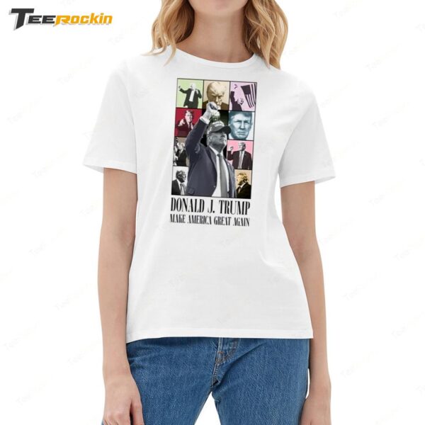 Donald Trump Eras Tour Ladies Boyfriend Shirt