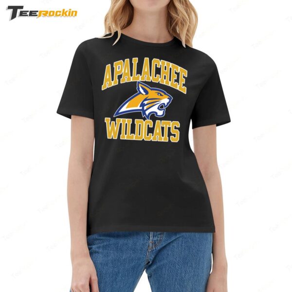 Falcons wearing Apalachee HS Wildcats Ladies Boyfriend Shirt