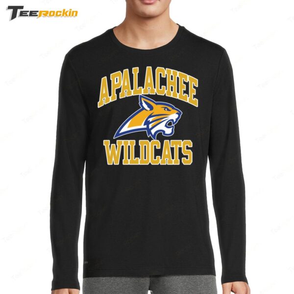 Falcons wearing Apalachee HS Wildcats Long Sleeve Shirt