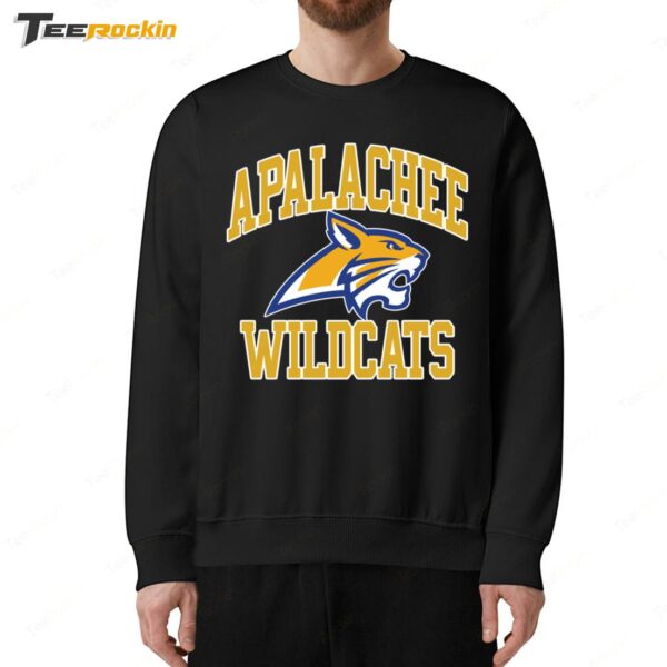 Falcons wearing Apalachee HS Wildcats Sweatshirt