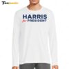 Hot Harris For President 2024 Long Sleeve Shirt