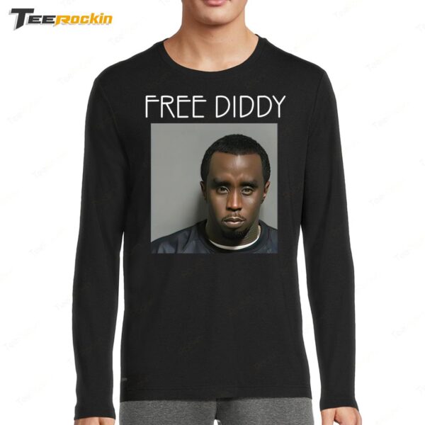 Hot Sean Combs Free Diddy Long Sleeve Shirt