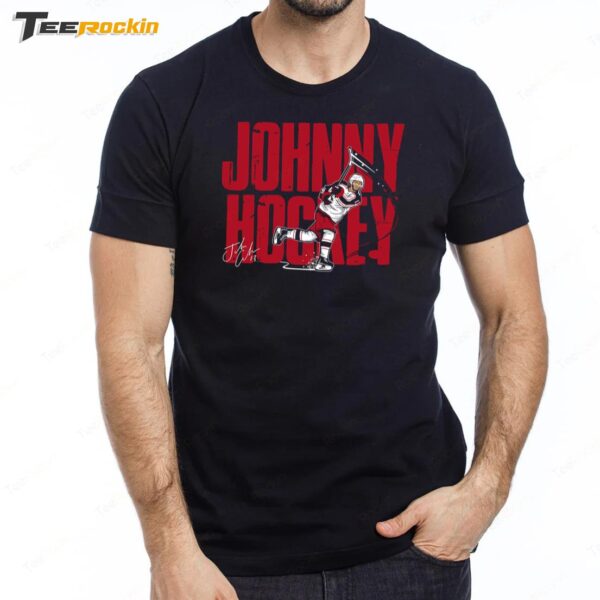 Johnny Gaudreau Johnny Hockey Premium SS T Shirt