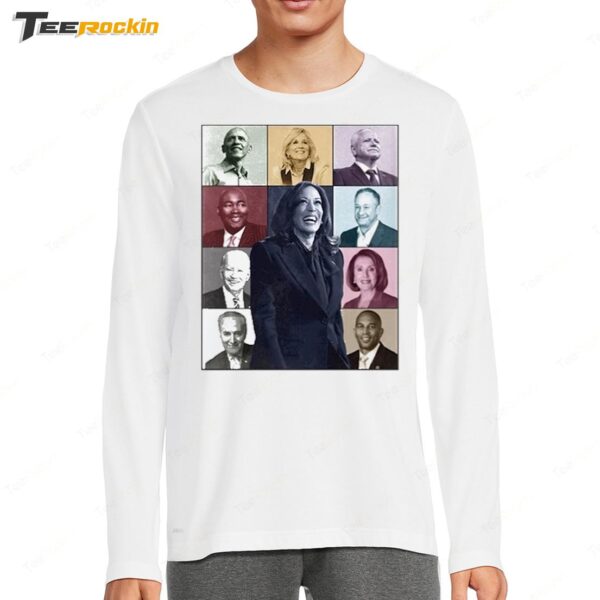 Kamala Harris President Democrat Era Tour Long Sleeve Shirt