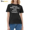 Kansas More Liberal Than People Thought Ladies Boyfriend Shirt