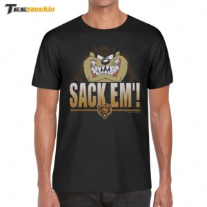 Looney Tunes Taz Sack Em' x Chicago Bears Shirt