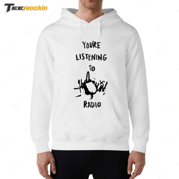 Lady Gaga Wears A You're Listening To Radio Hoodie