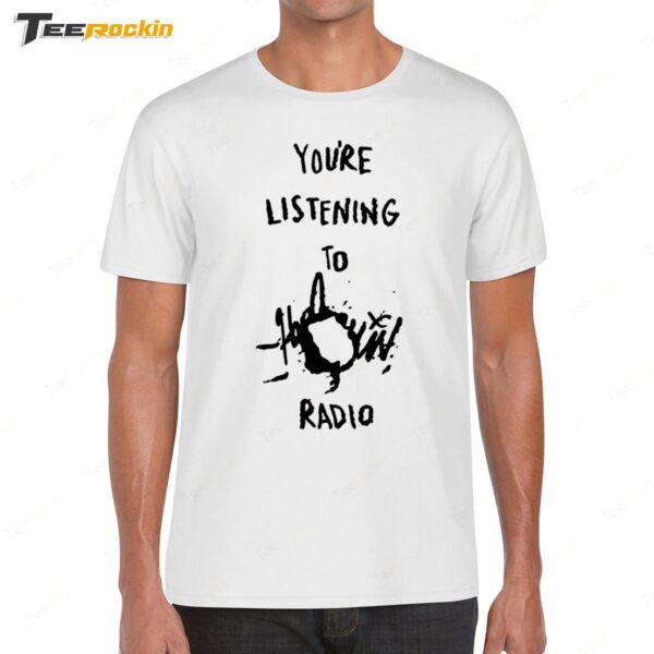 Lady Gaga Wears A You're Listening To Radio Shirt