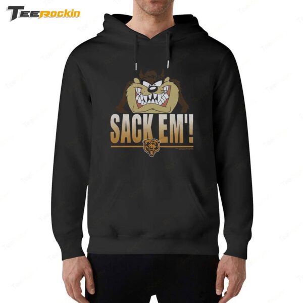 Looney Tunes Taz Sack Em' x Chicago Bears Hoodie