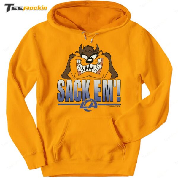 Looney Tunes Taz Sack Em' x Los Angeles Rams Hoodie