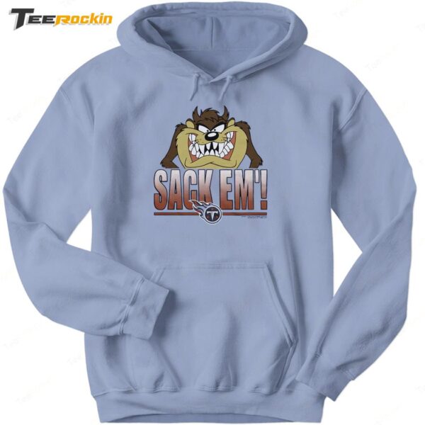 Looney Tunes Taz Sack Em' x Tennessee Titans Hoodie