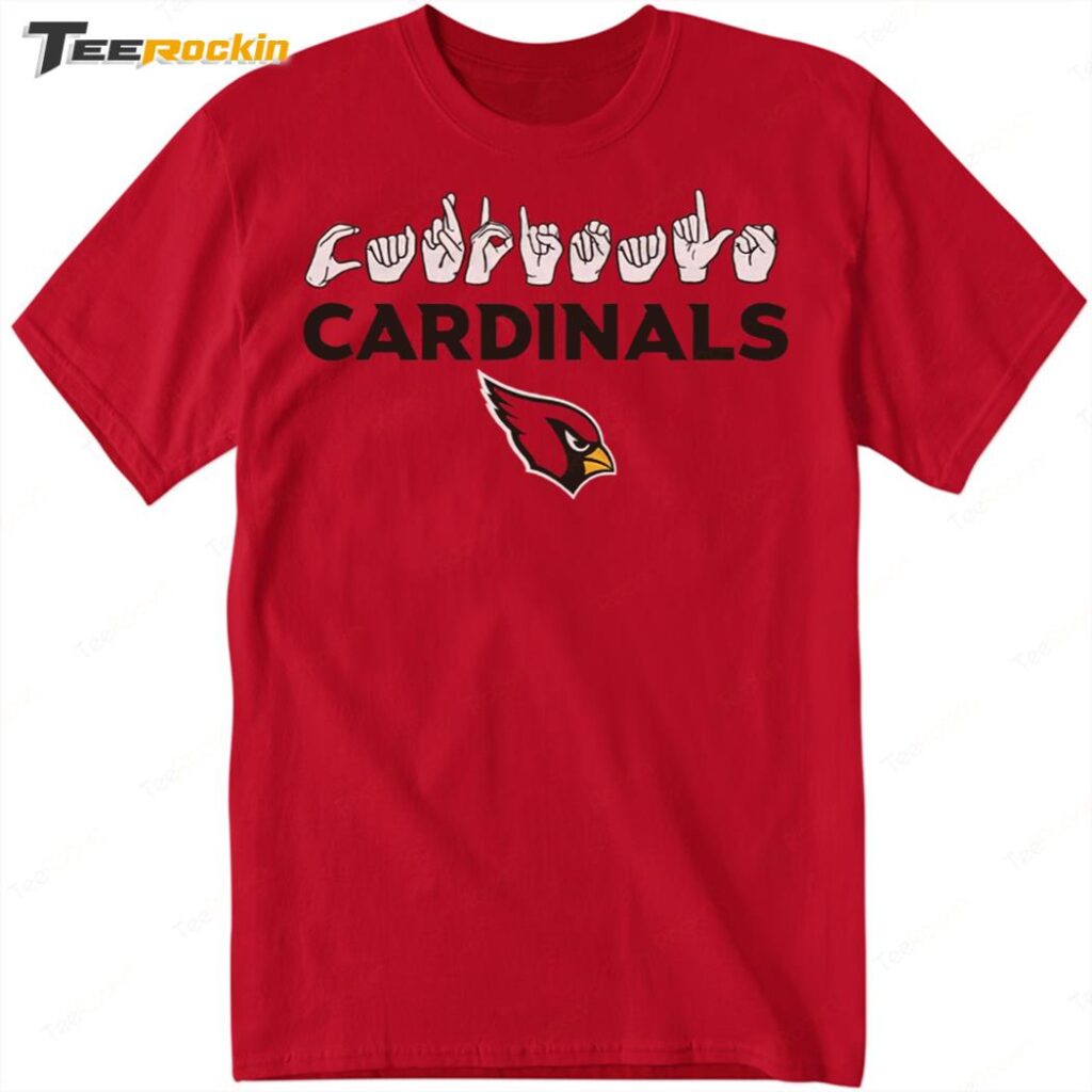 Love Sign Cardinals ASL Shirt