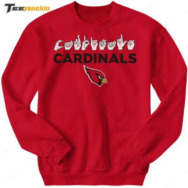 Love Sign Cardinals ASL Sweatshirt