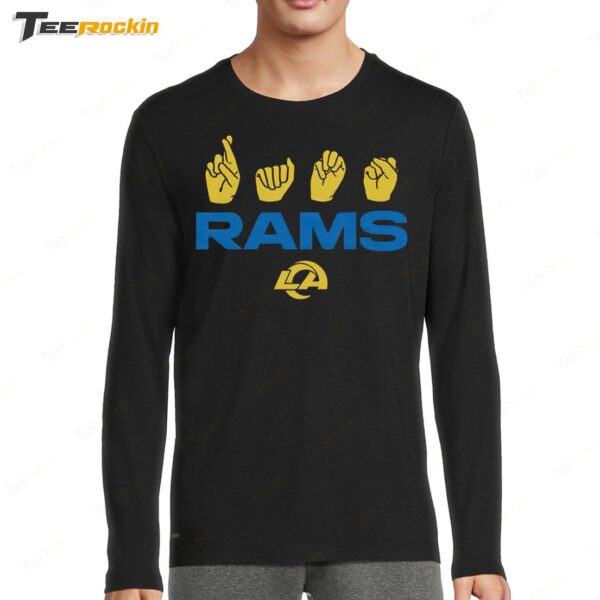 Love Sign Rams ASL Long Sleeve Shirt