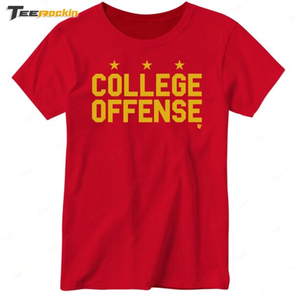 New College Offense Ladies Boyfriend Shirt