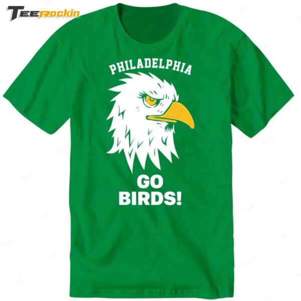 New Jason Kelce Philadelphia Eagles Go Birds 2024 Ladies Boyfriend Shirt