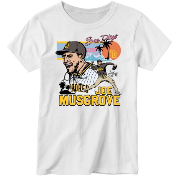 New Team Homage X Joe Musgrove Padres Ladies Boyfriend Shirt