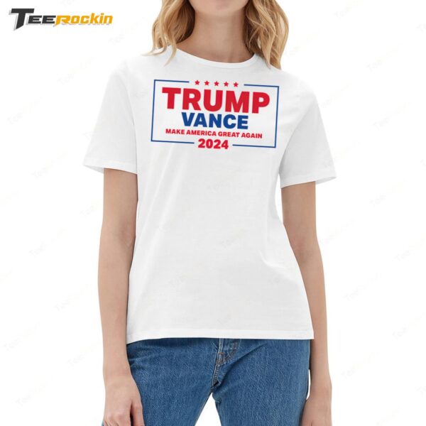 New Trump JD vance 2024 vp usa Take America back 47 Ladies Boyfriend Shirt