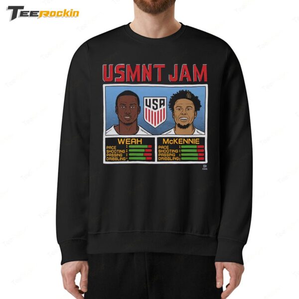 New USMNT Jam Weah And McKennie Sweatshirt