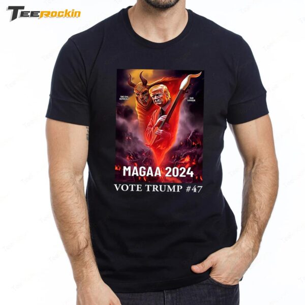 President Donald Trump God Bless Trump Premium SS T Shirt