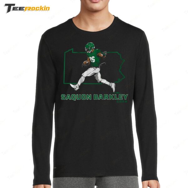 Saquon Barkley State Star Long Sleeve Shirt