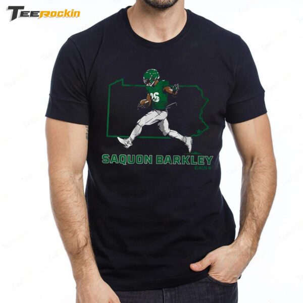 Saquon Barkley State Star Premium SS T Shirt