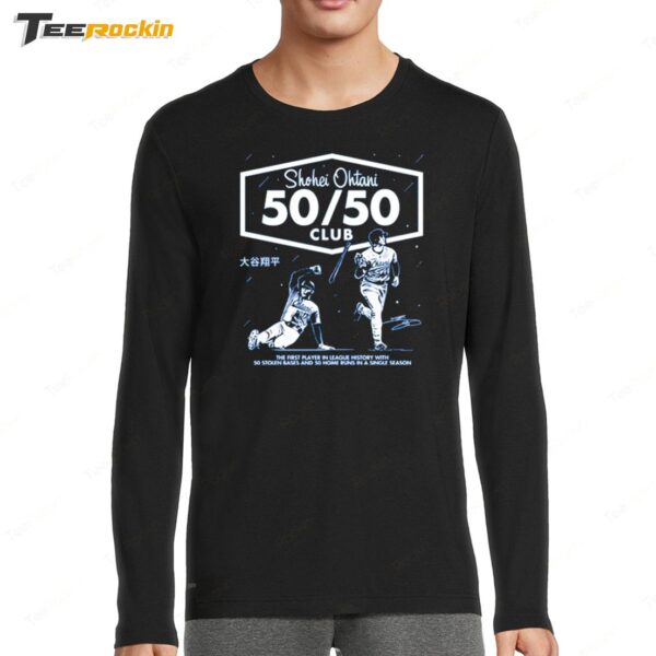 Shohei Ohtani 50 50 Club Long Sleeve Shirt