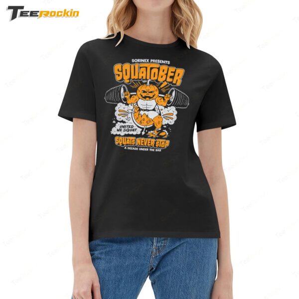 Sorinex Squatober Halloween 2024 Ladies Boyfriend Shirt