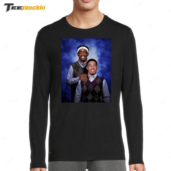 Step Brothers Pascal Siakam Tyrese Haliburton Long Sleeve Shirt