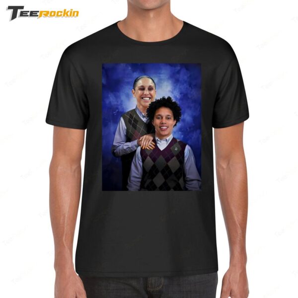 Step Sister Brittney Griner Diana Taurasi Phoenix Mercury Shirt