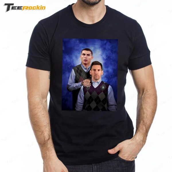 Steph Brothers Lionel Messi And Cristiano Ronaldo Premium SS T Shirt