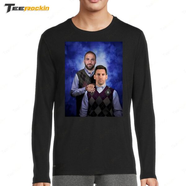 Steph Brothers Lionel Messi And Gonzalo Higuain Long Sleeve Shirt