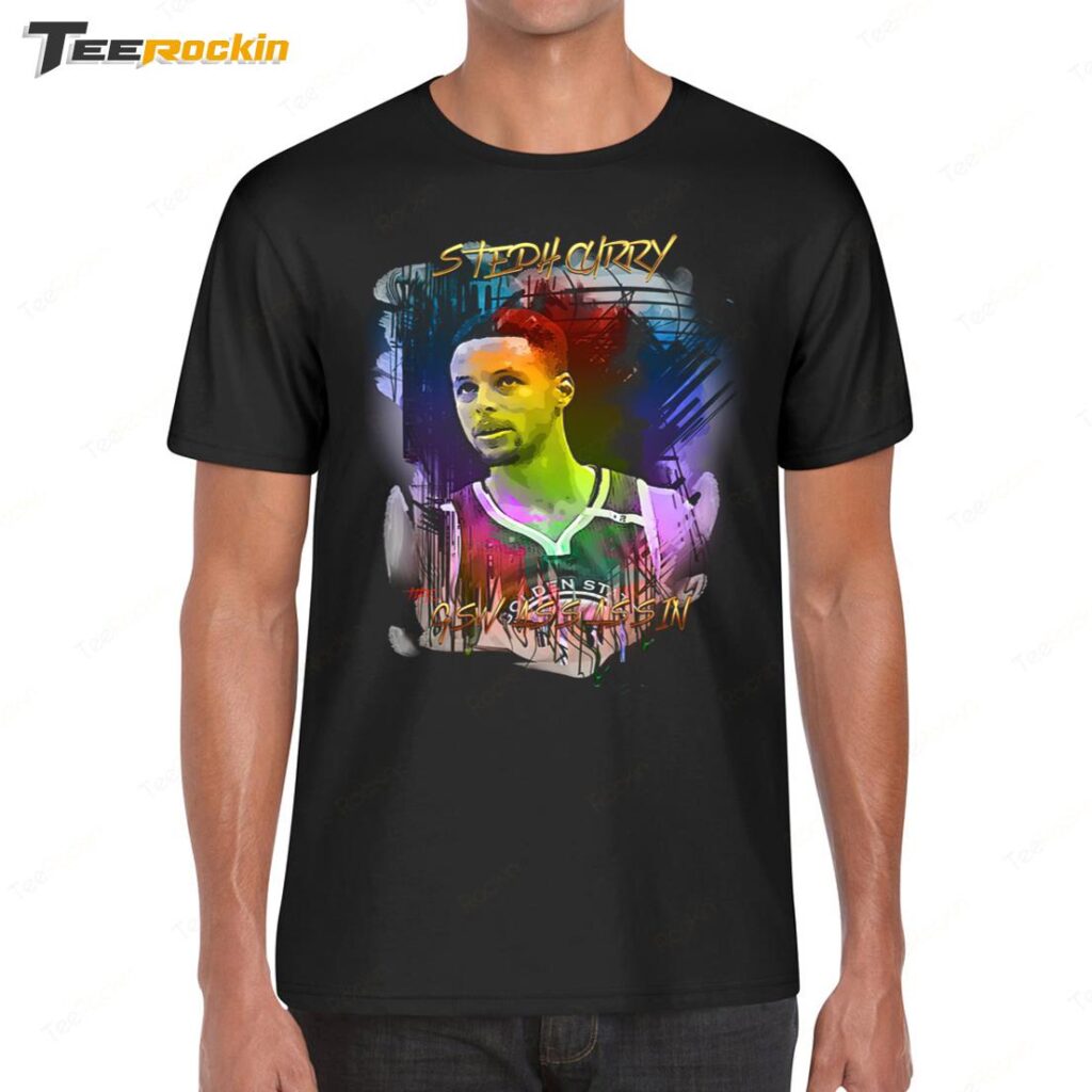 Stephen Curry Golden State Warriors Watercolor Shirt