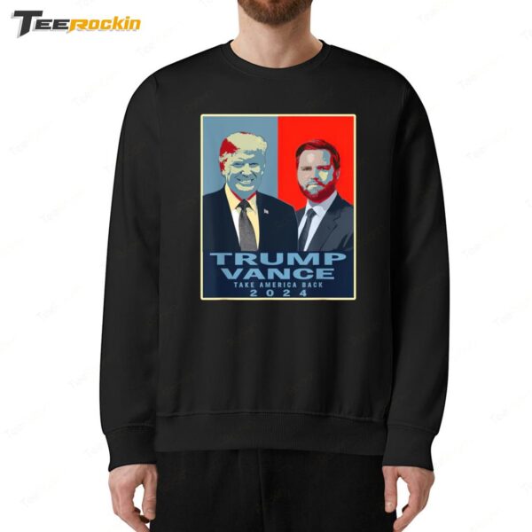 Trump JD vance 2024 vp usa Take America back 47 Sweatshirt