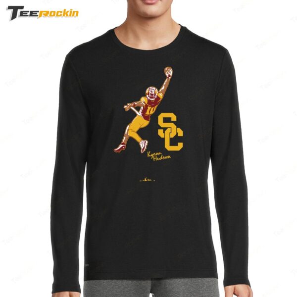 USC Football Kyron Hudson Catch Long Sleeve Shirt