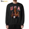 Baker Mayfield Wearing USA Kobe Bryant Sweatshirt