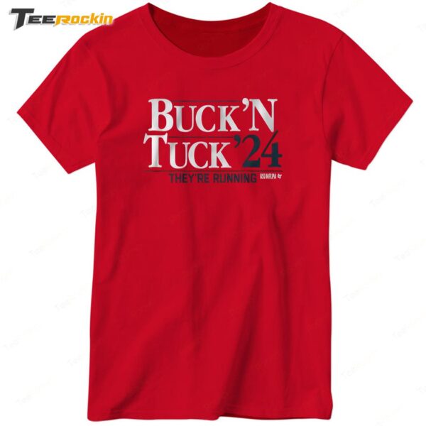 Bucky Irving Sean Tucker Buck N Tuck Ladies Boyfriend Shirt