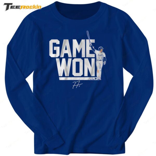 Hot Game Won 2024 Long Sleeve Shirt