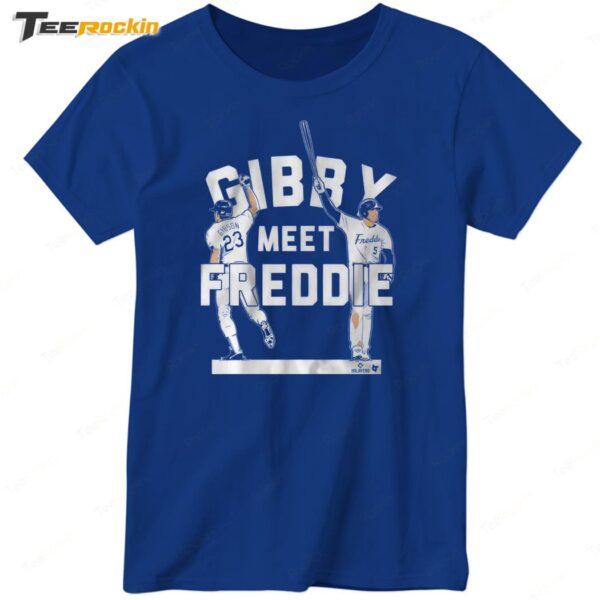 Hot Gibby Meet Freddie Ladies Boyfriend Shirt