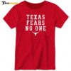 Hot Texas Fears No One Ladies Boyfriend Shirt