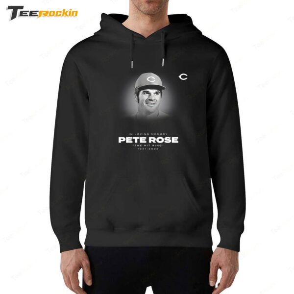 In Loving Memory Pete Rose The Hit King 1941 2024 Hoodie