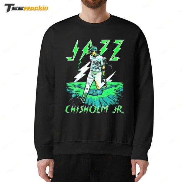 New Jazz Chisholm Jr New York Yankees MLB Painting Sweatshirt