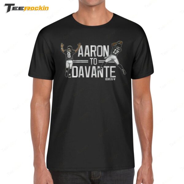 New York Aaron Rodgers to Davante Adams Shirt