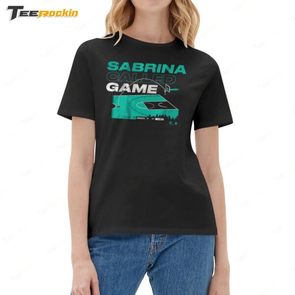 Sabrina Lonescu Called Game From The Logo New Ladies Boyfriend Shirt