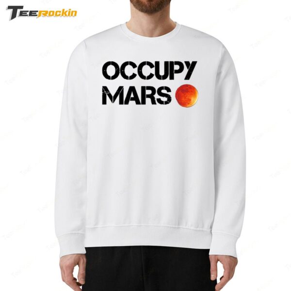 Space X Merch Store Occupy Mars Sweatshirt